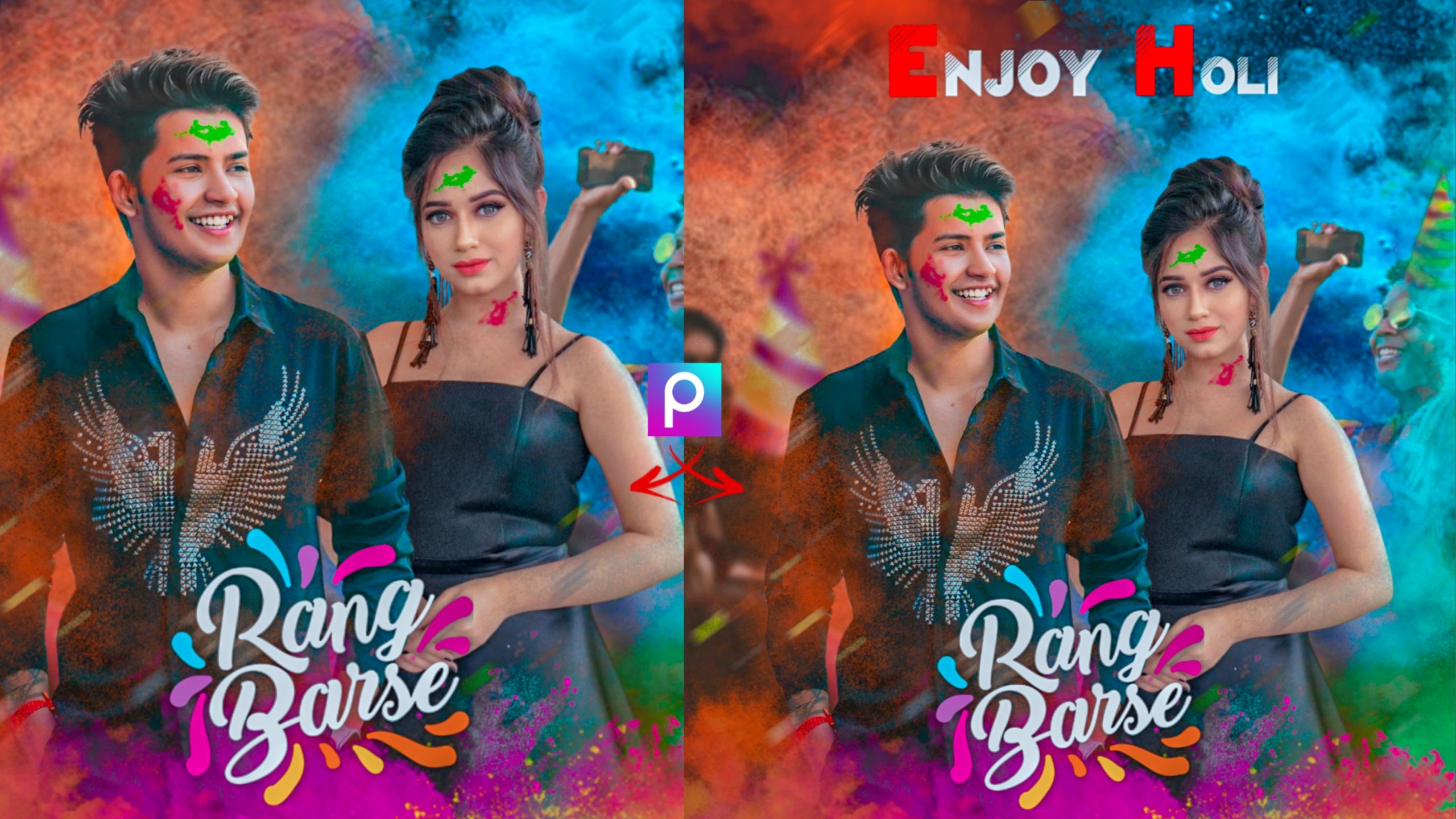 PicsArt Happy Holi Photo Editing 2022 Download Background And PNG
