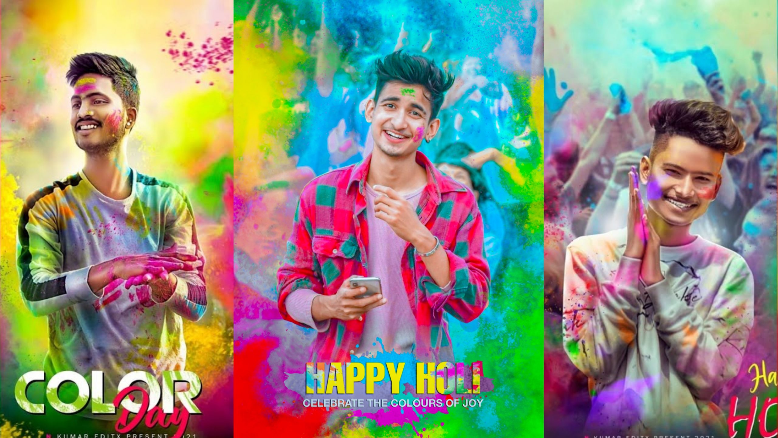 Picsart Holi Special Photo Editing Download Full HD Background And PNG