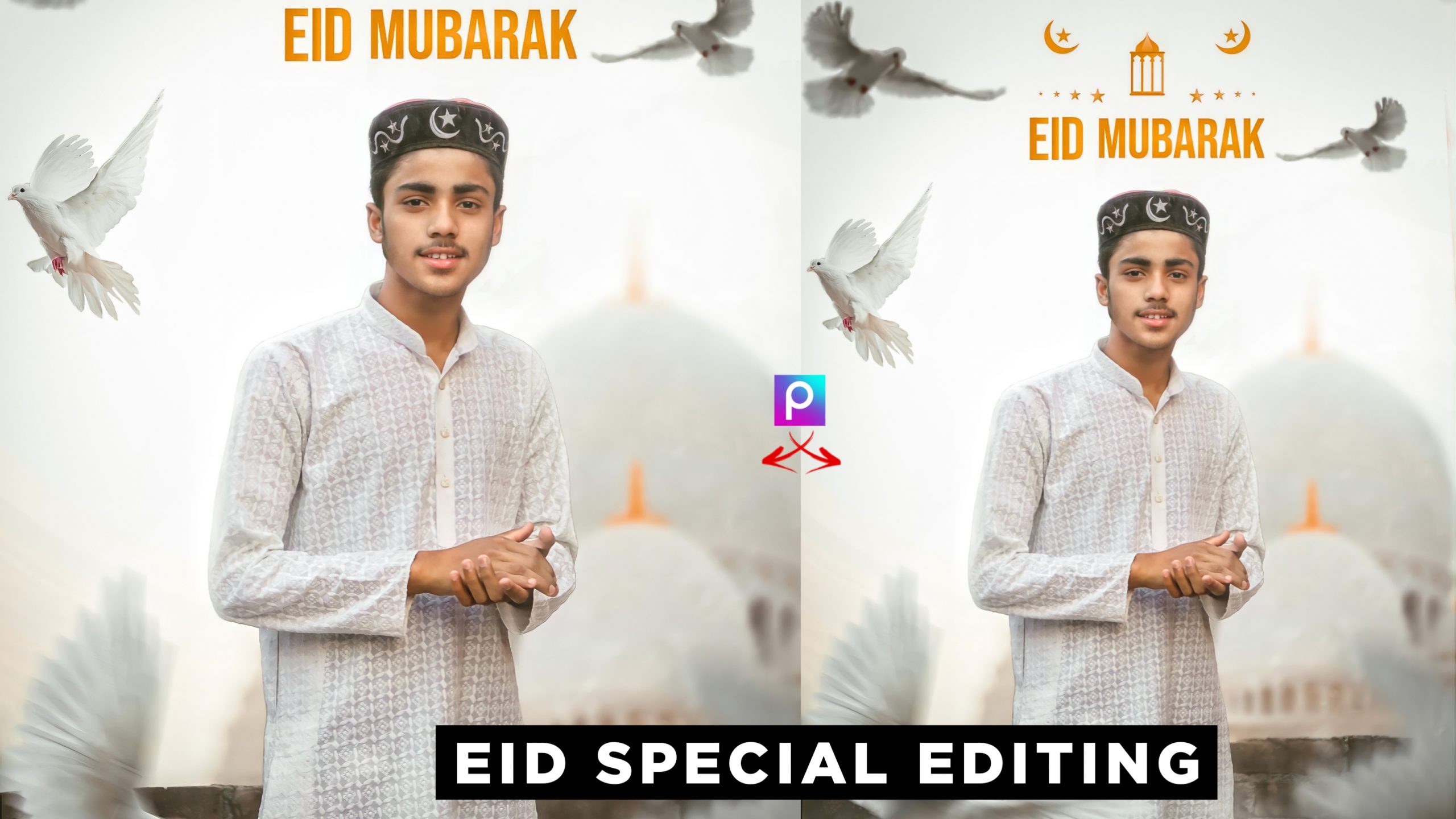 Eid Mubarak Photo Editing Download Background and PNG